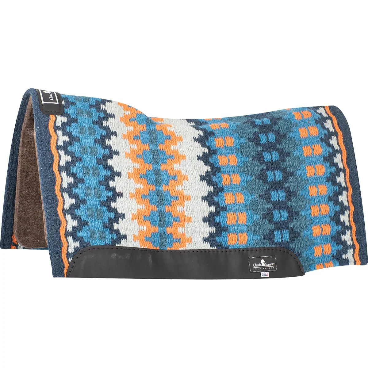 Classic Equine Contour Wool Top Alpaca Saddle Pad - Healthber