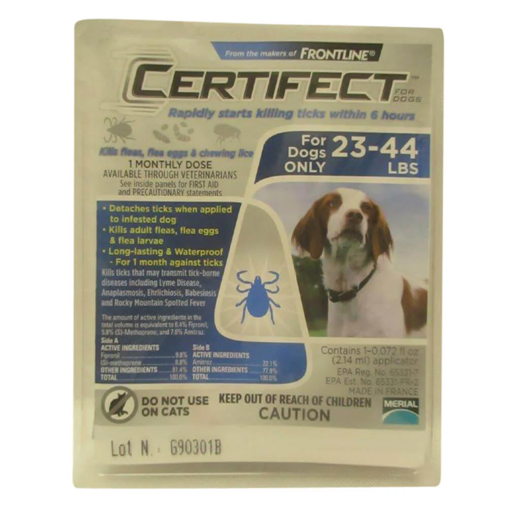 Certifect Flea & Tick for Dogs - Healthber