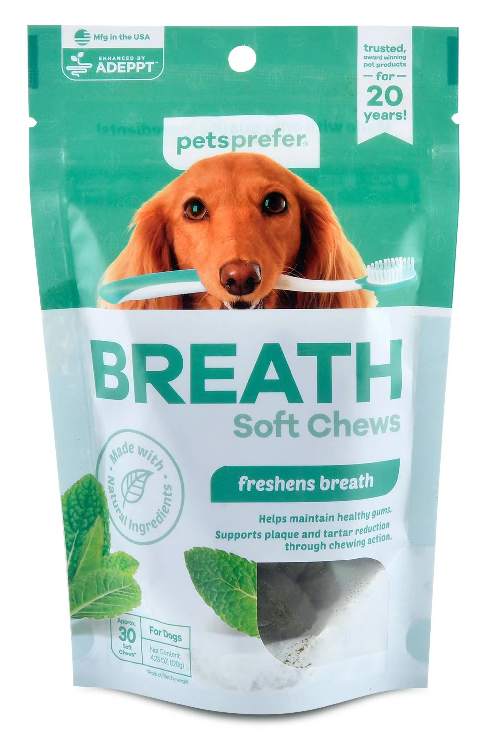 PetsPrefer Breath Soft Chews with ADEPPT - Healthber