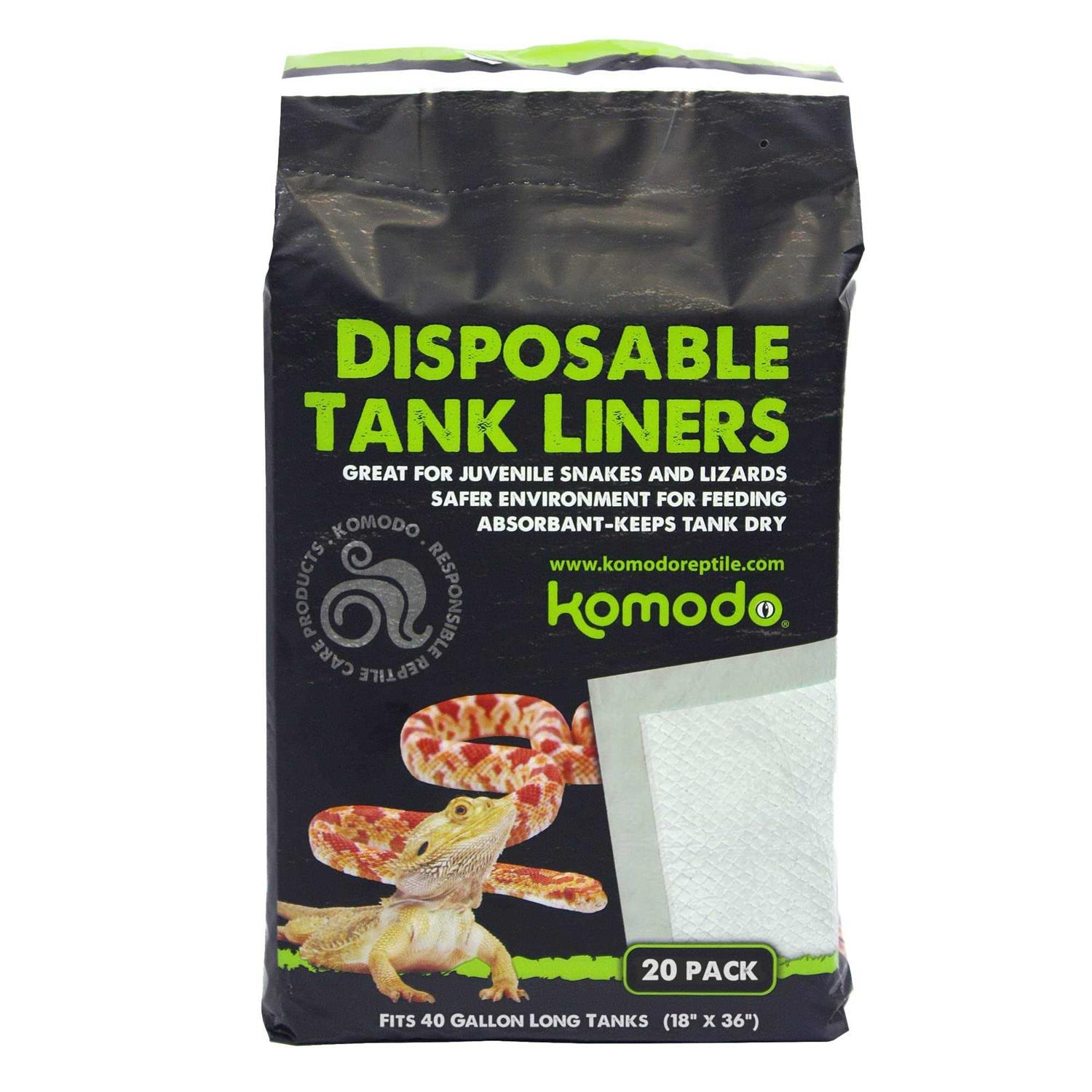 Komodo Repti-Pads Disposable Tank Liners 12 x - Healthber