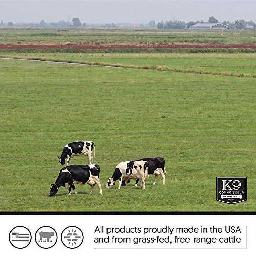 K9 Connoisseur Low to Odor Free Slow Roasted Beef Lung Bites for Dogs Made in USA Grain & Rawhide Free Natural Dog Treats - Healthber