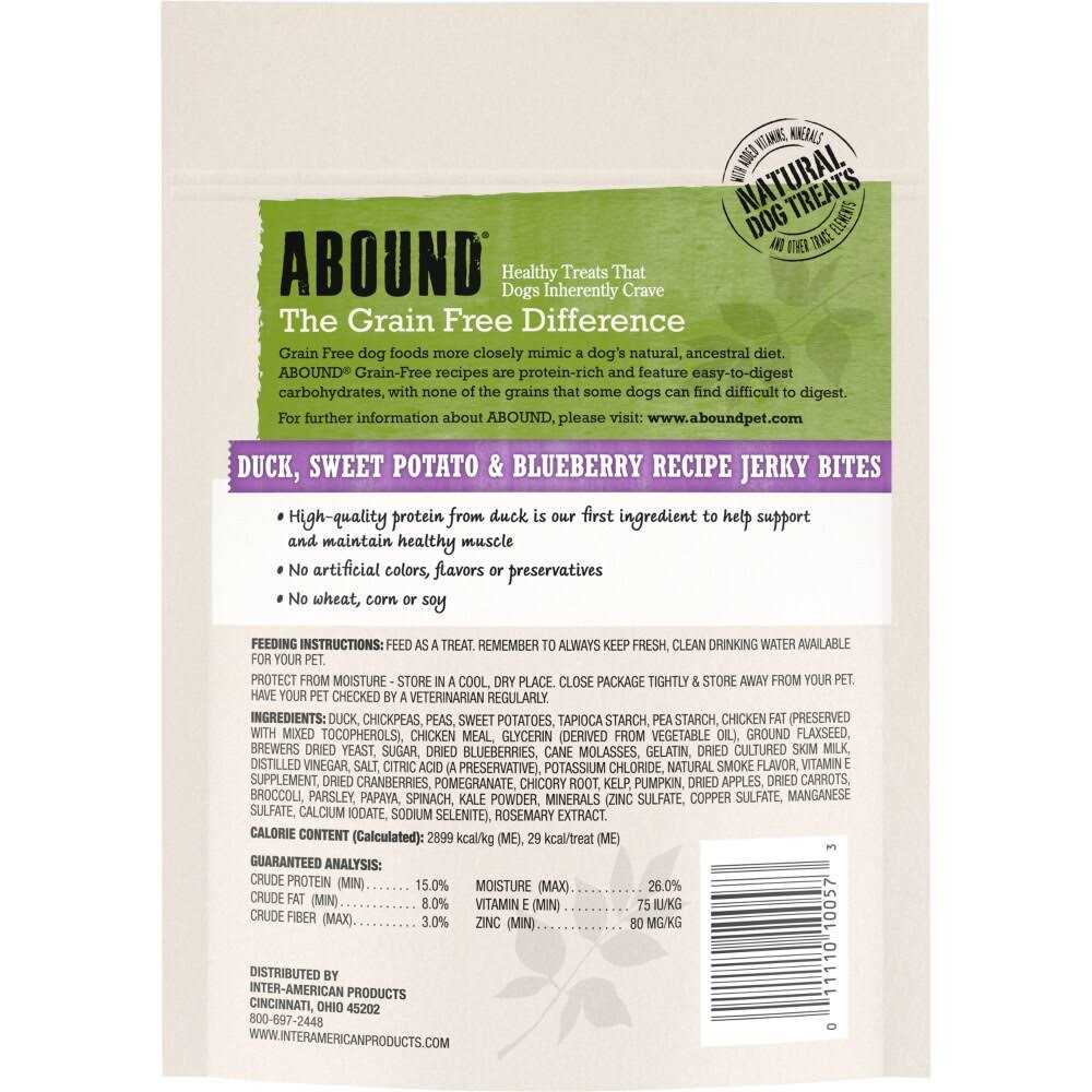 Abound Grain Free Jerky Bites Dog Treats - Healthber