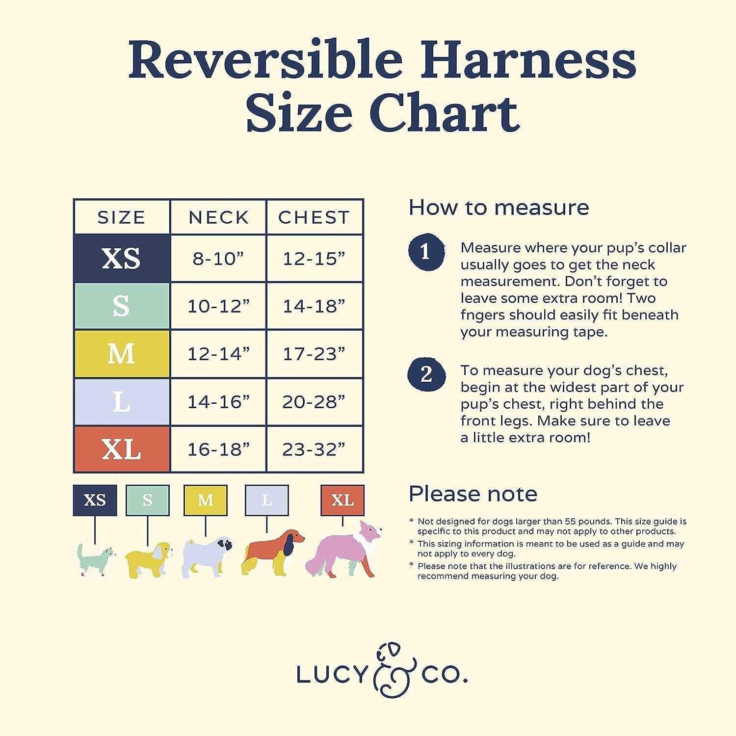 Lucy & Co Reversible Dog Harness - Healthber