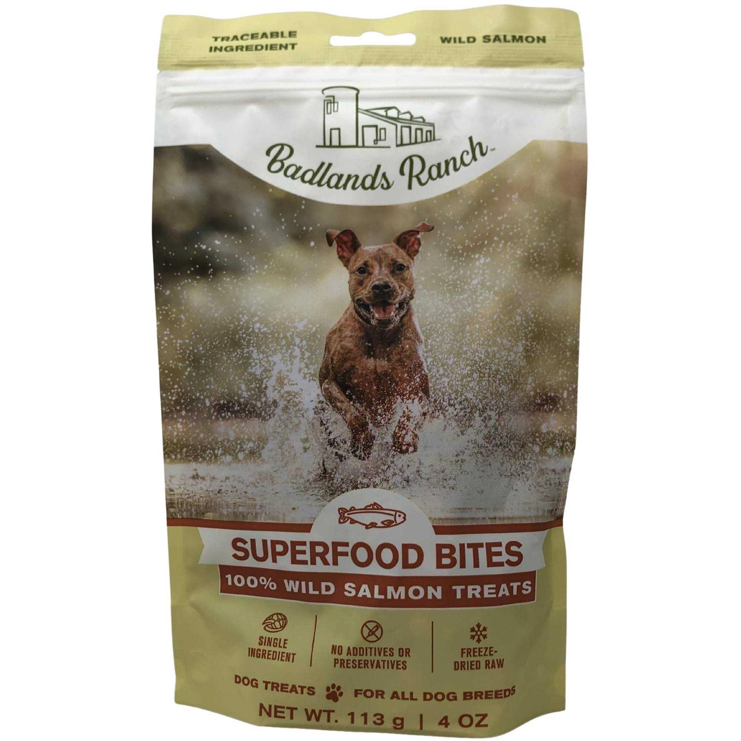 Badlands Ranch Superfood Bites Salmon Treats - Healthber