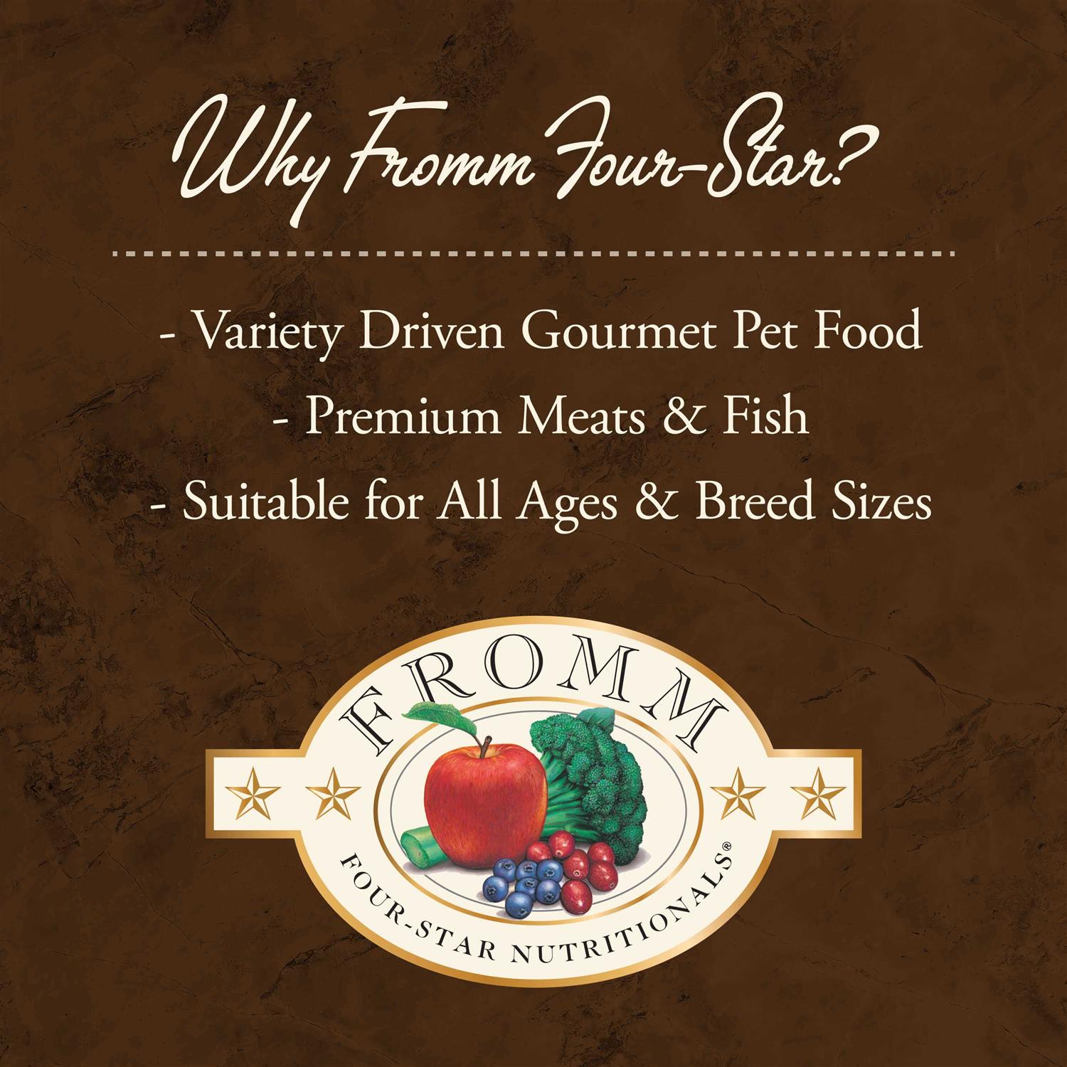 Fromm Four Star Salmon A La Veg Dog Food - Healthber