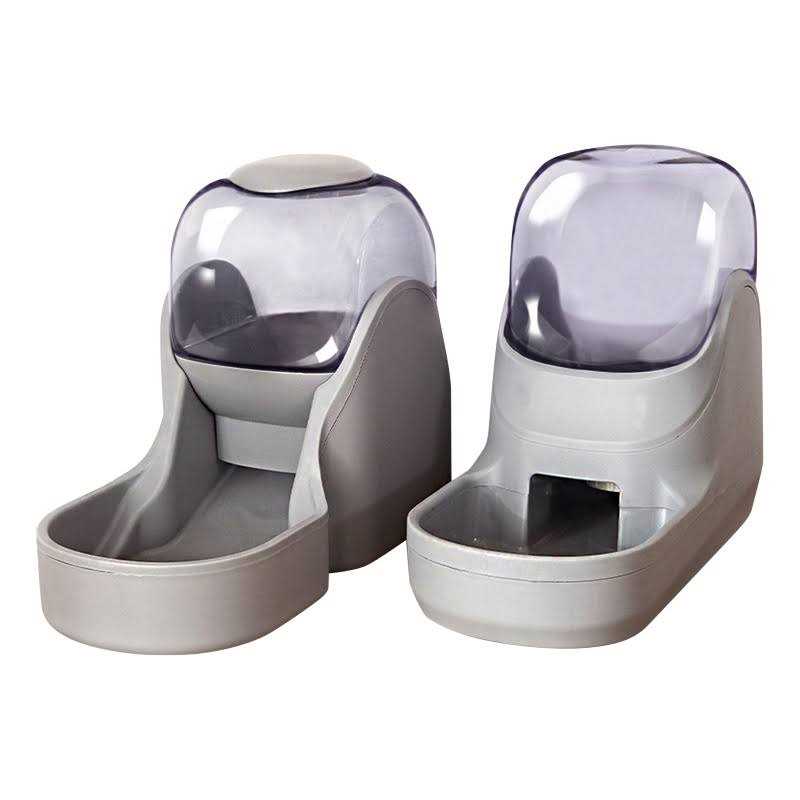 Hanamya Automatic Dog & Cat Waterer & Feeder Bundle Set - Healthber