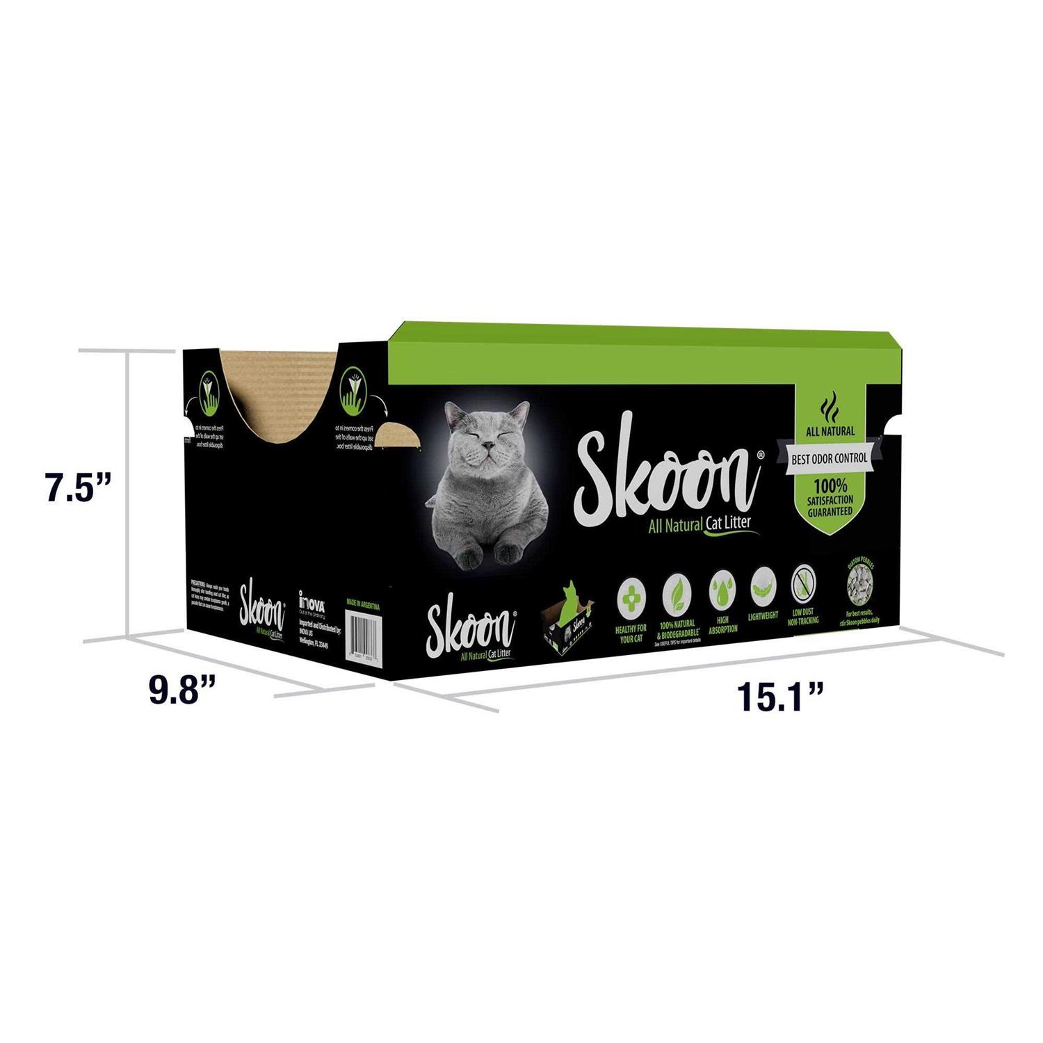 Skoon All Natural Disposable Cat Litter Box - Healthber