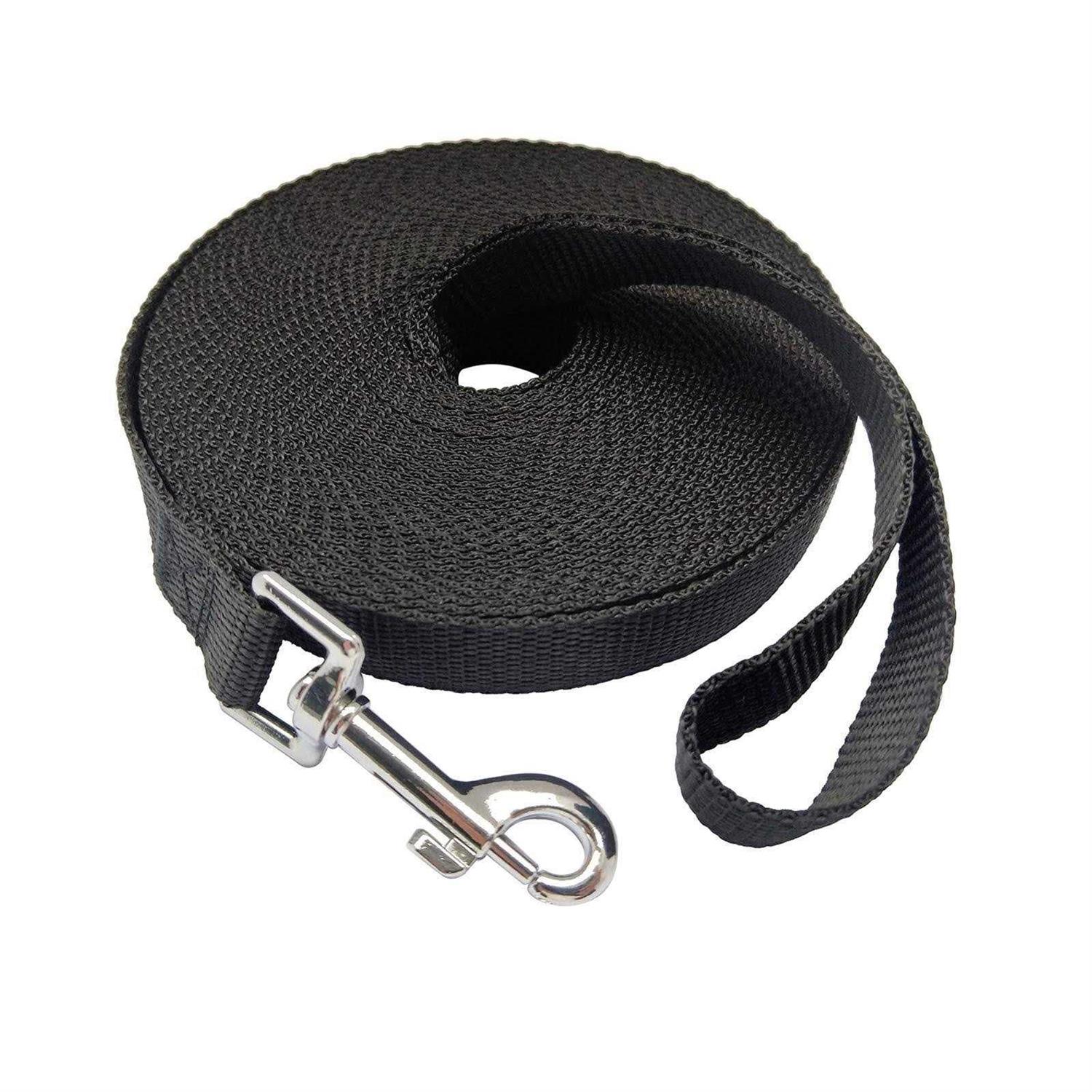 Nylon Training Dog Leash for Small Medium Large Dogs 15ft 20ft 30ft 50ft Long Leash Dog/Puppy Lead for Obedience Recall Training - Healthber