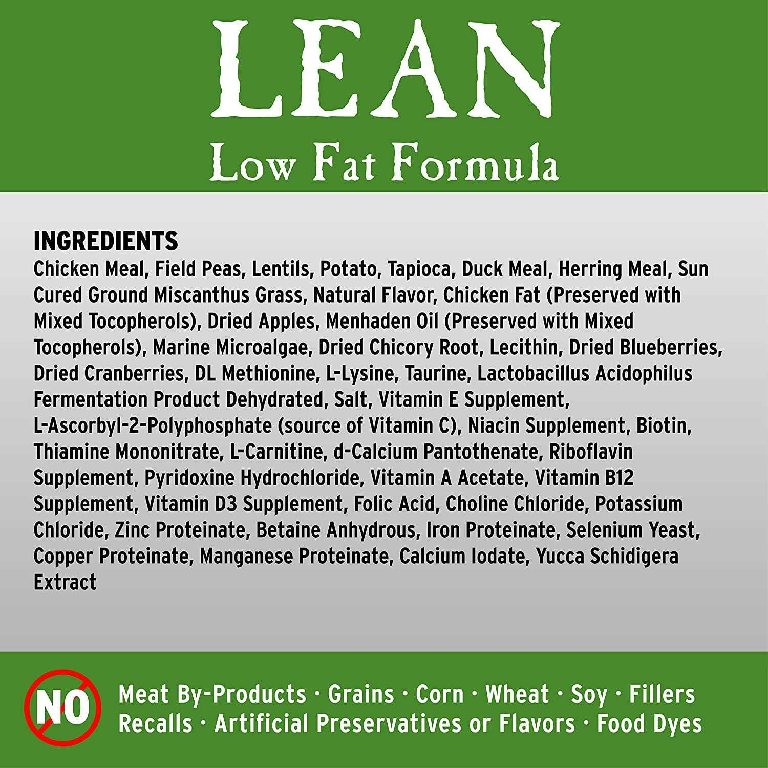 Annamaet Grain-Free Lean Fat Formula Dry Dog Food - Healthber