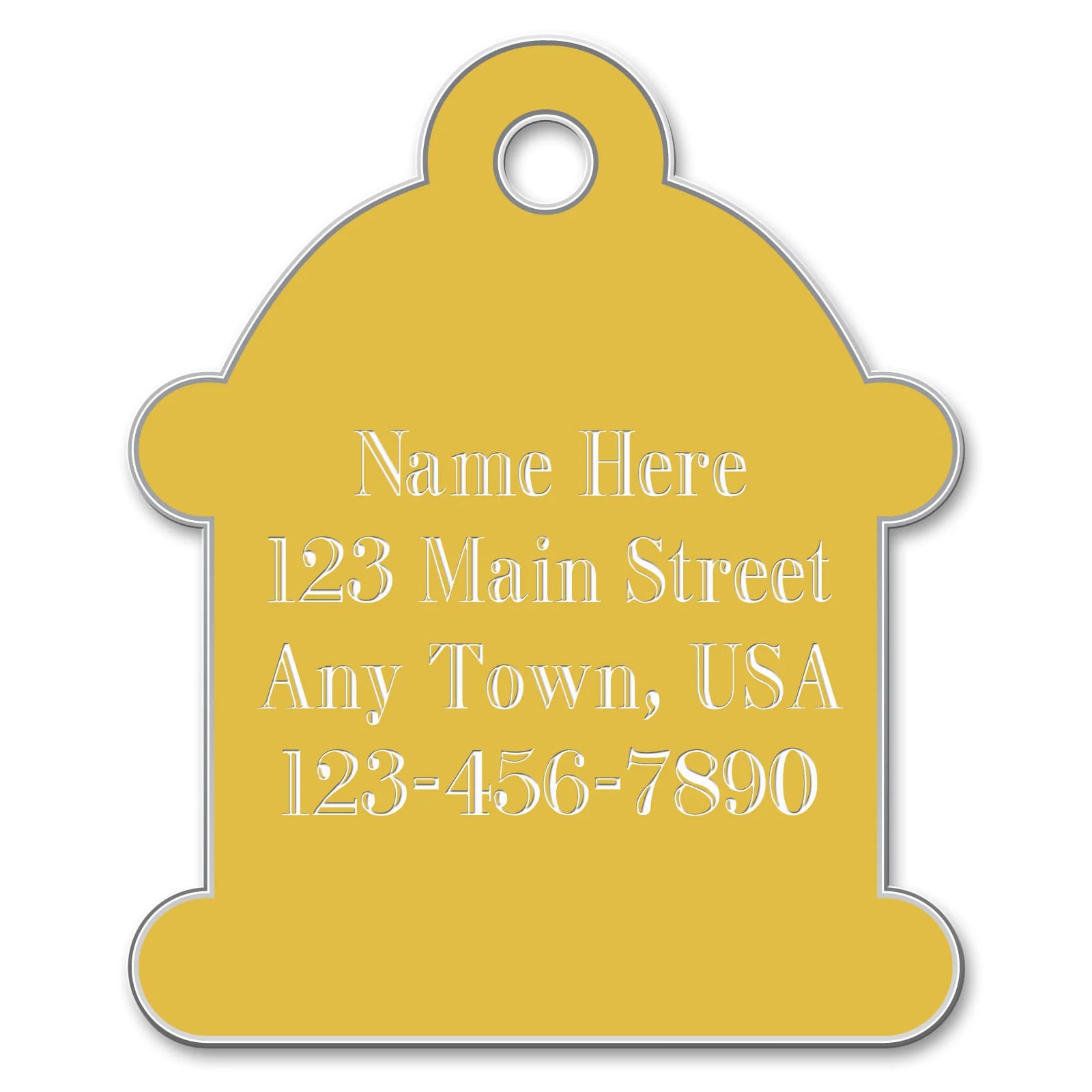 Small Hydrant Custom Personalized Dog Tags - Healthber