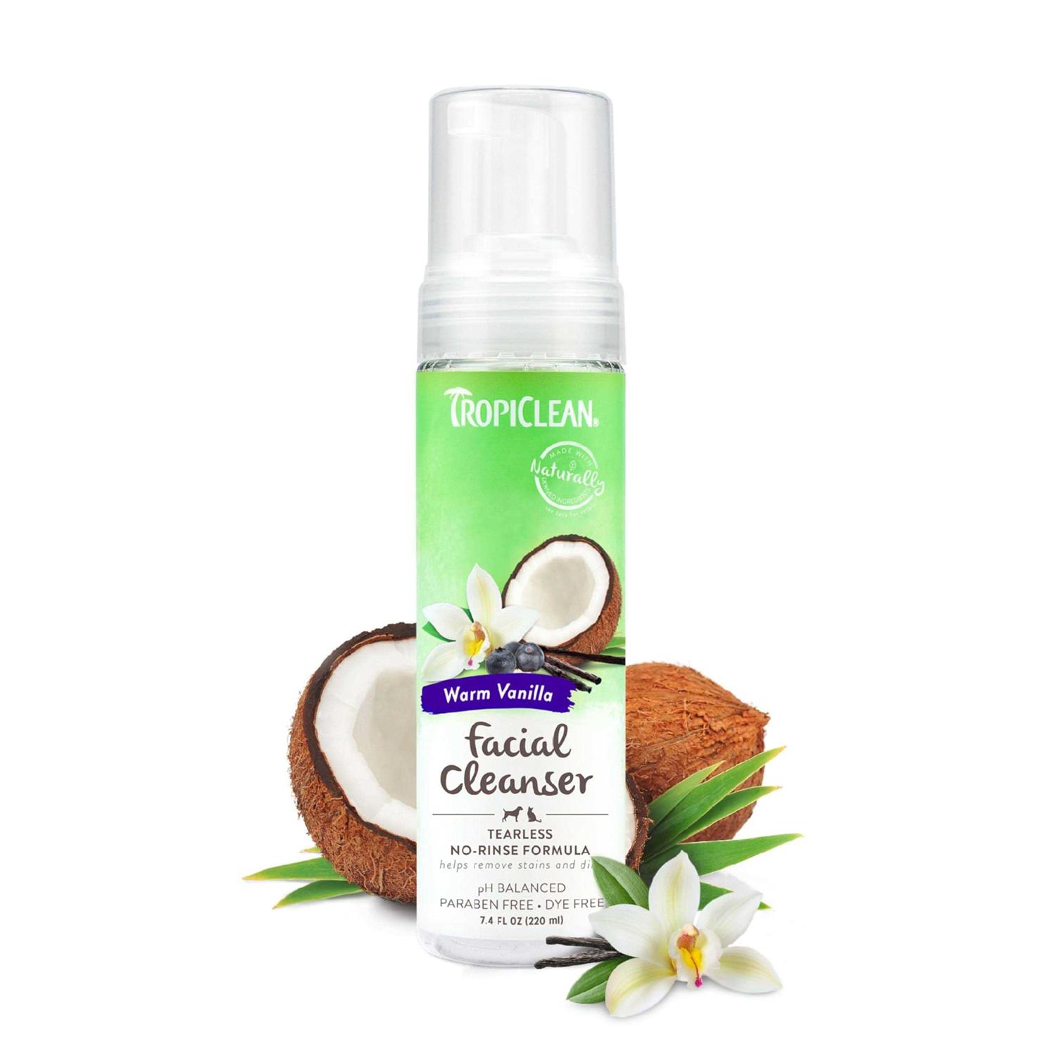 TropiClean Waterless Facial Cleanser - Healthber