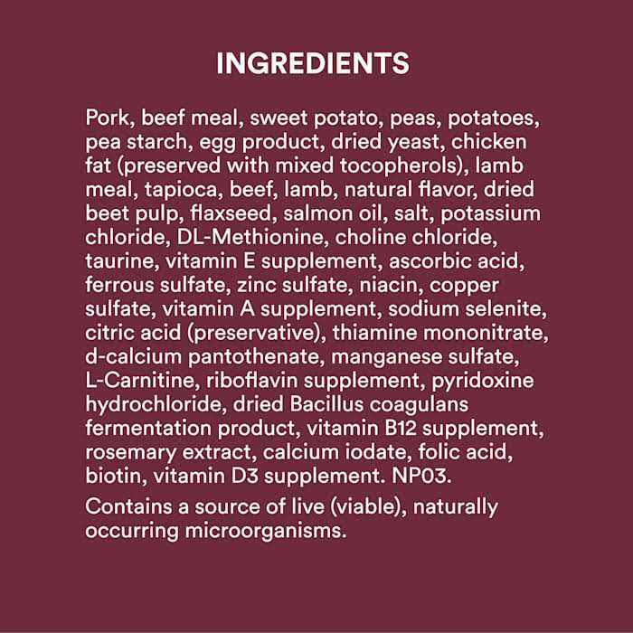 WholeHearted Grain Free Pork Beef & Lamb Recipe Dry Dog Food - Healthber