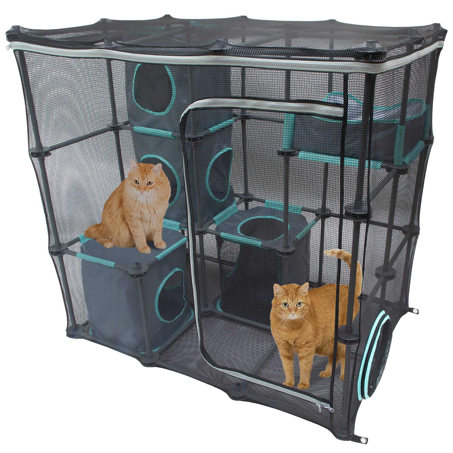 Kitty City Claw Indoor and Outdoor Mega Kit Cat Furniture - Healthber