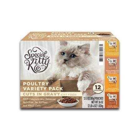 Special Kitty Turkey & Chicken Flavor Gravy Wet Cat Food for Adult - Healthber