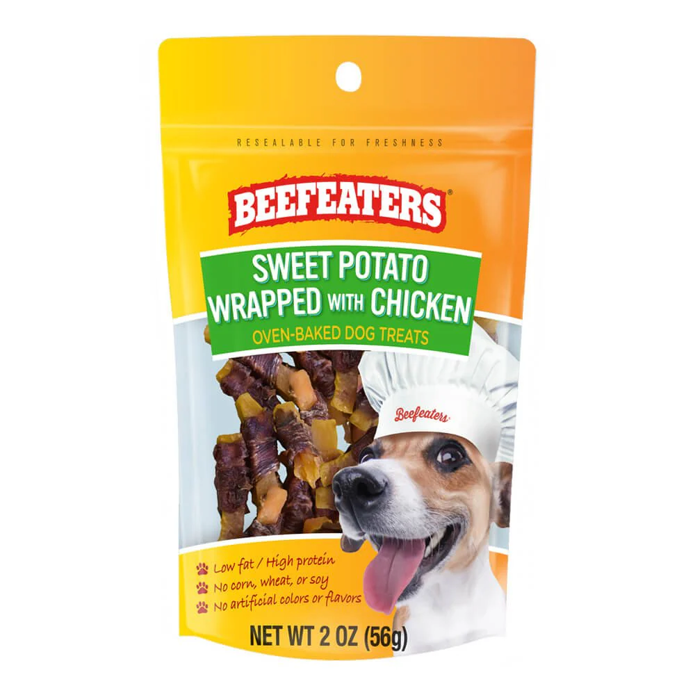 Beefeaters Sweet Potato Wrapped with Chicken - Healthber