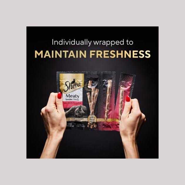 Sheba Cat Treats Meaty Tender Sticks - Healthber