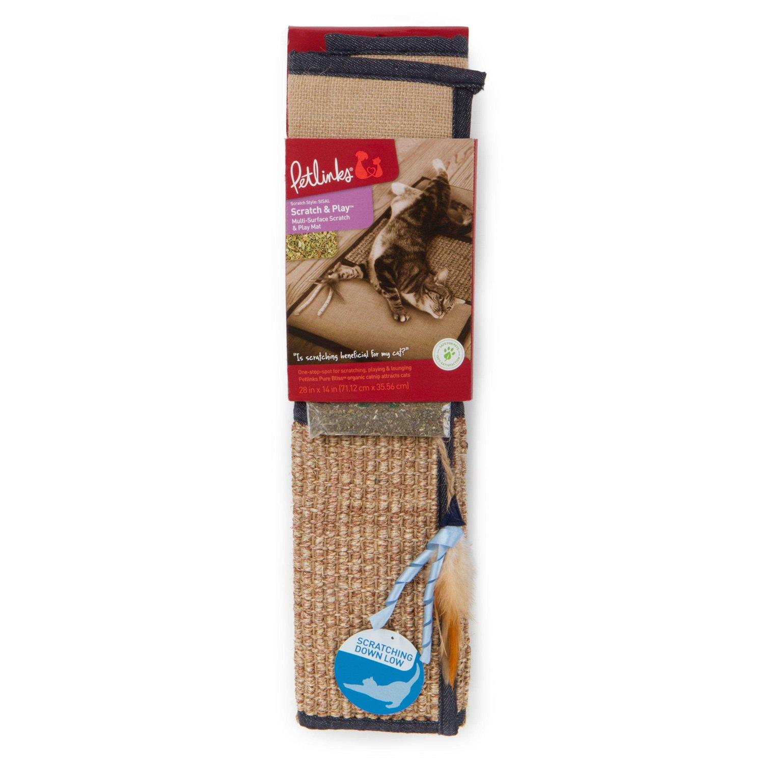 Petlinks Scratch & Play Cat Mat - Healthber