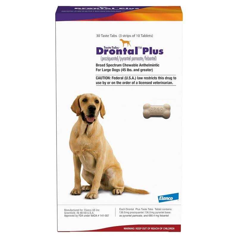 Drontal Plus Taste Tab - Healthber
