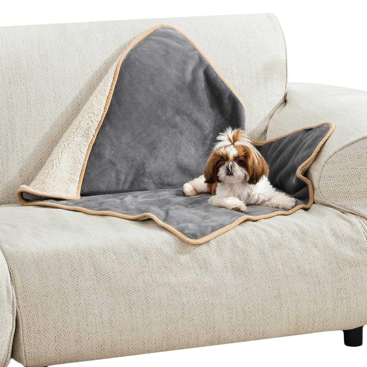 Bedsure Waterproof Dog Blankets Large Dogs Cat Blanket Washable for Couch Protection - Healthber