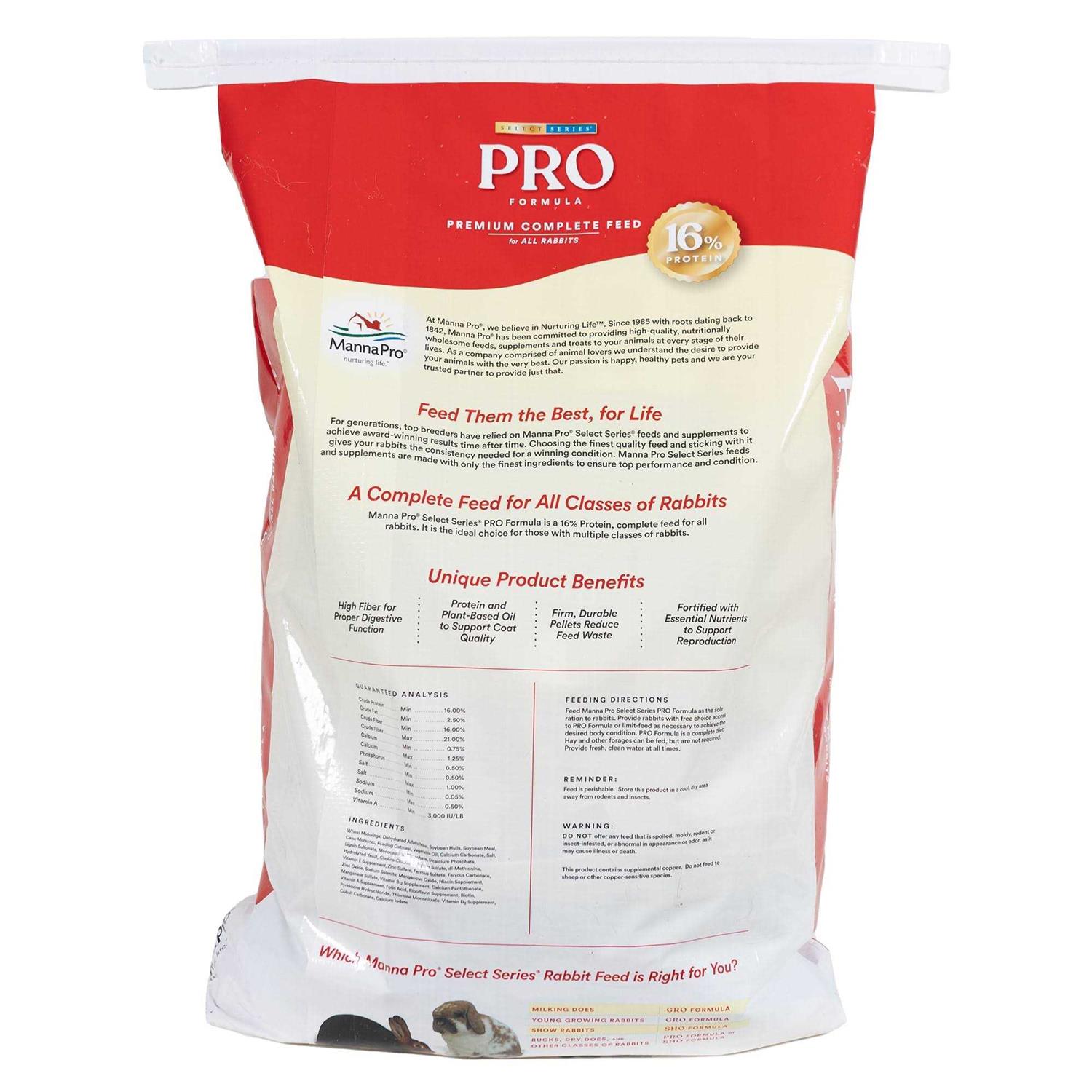 Manna Pro 0046902150 Select Series Pro Rabbit Food - Healthber