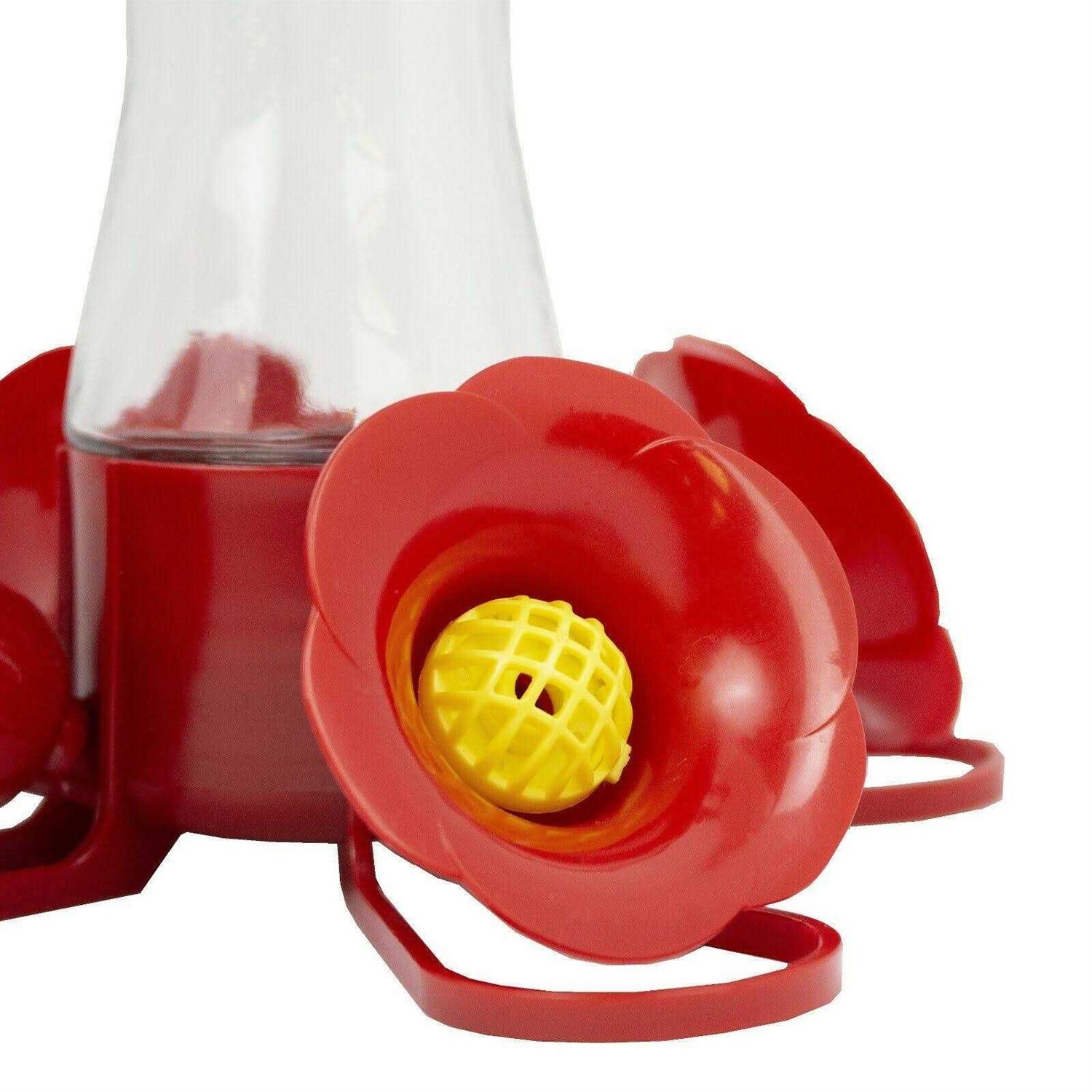 Perky Pet 203CPBN Pinch Waist Glass Hummingbird Feeder, 8 oz - Healthber