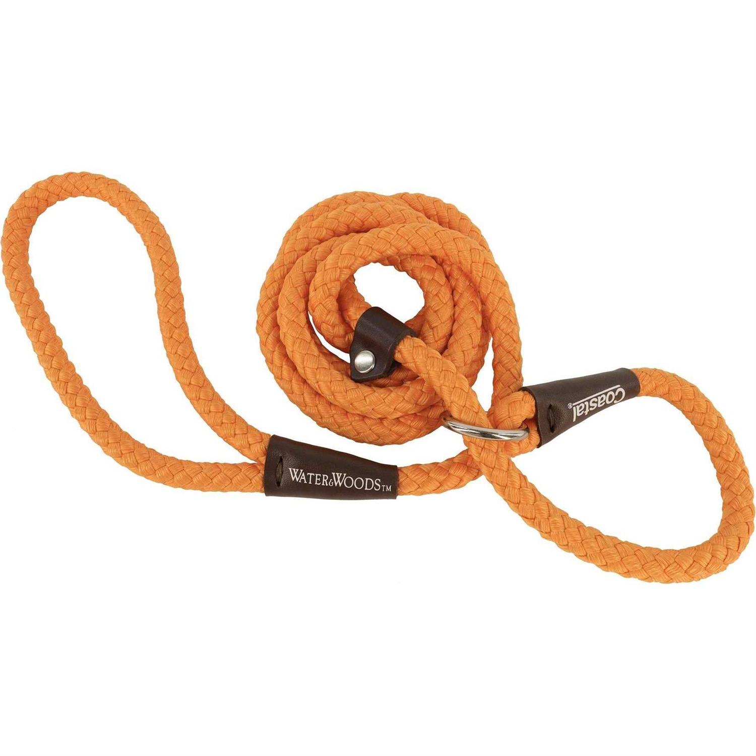 Water & Woods Braided Rope Dog Slip Leash - Healthber