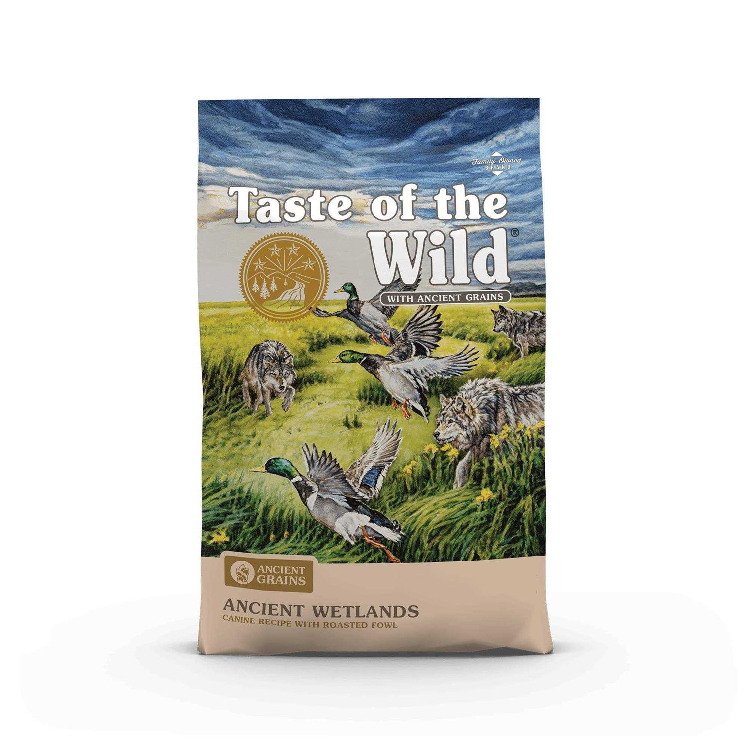 Taste of the Wild Ancient Wetlands with Ancient Grains Dry Dog Food - Healthber