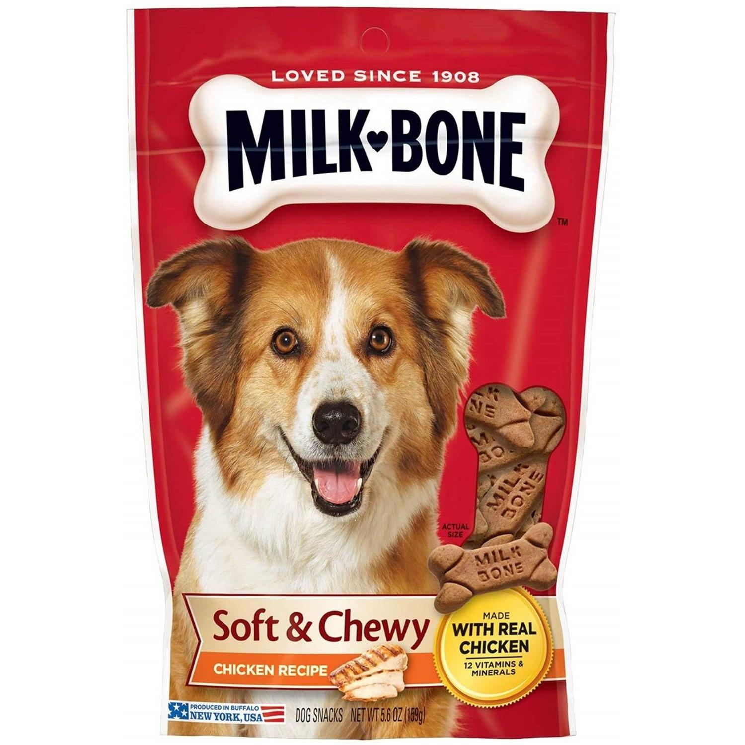 Milk-Bone Soft & Chewy Dog Treats Chicken - Healthber