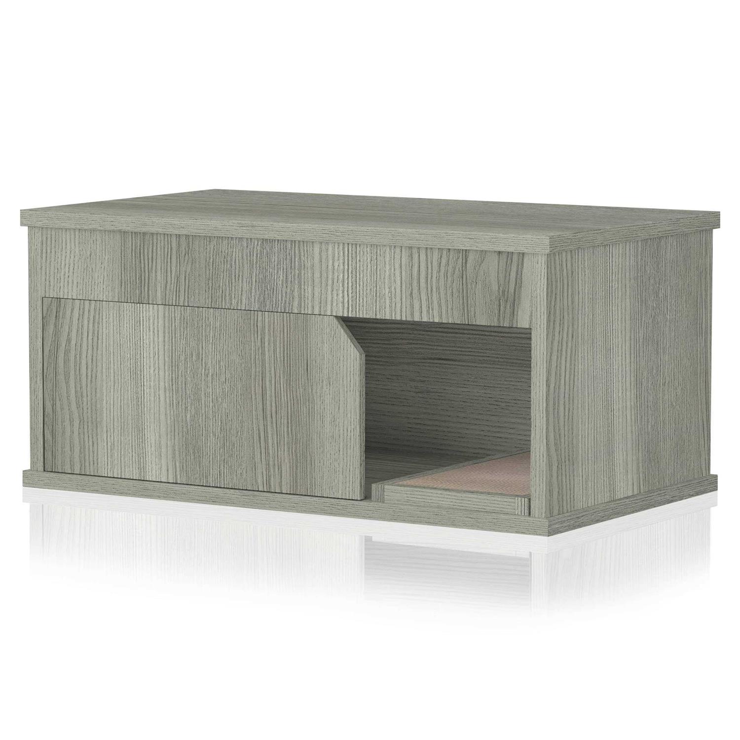 Way Basics Cat Litter Box Enclosure One Door - Healthber