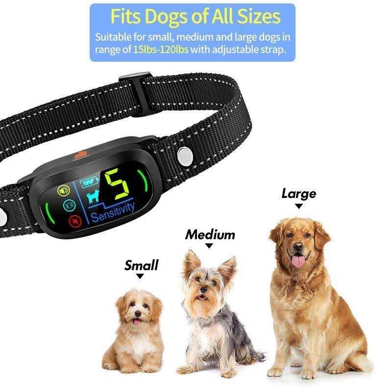 GroovyPets Smart Barking Control Waterproof Automatic Anti bark Dog Collar - Healthber