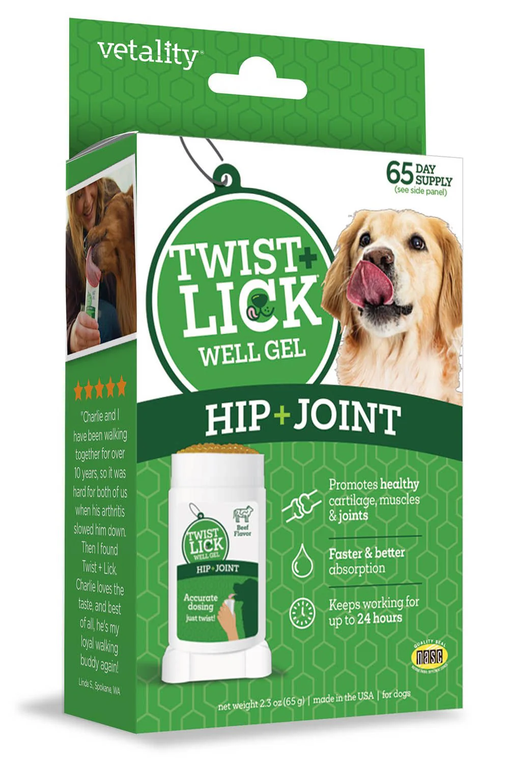 Twist & Lick Hip & Joint Supplement for Dogs - Healthber