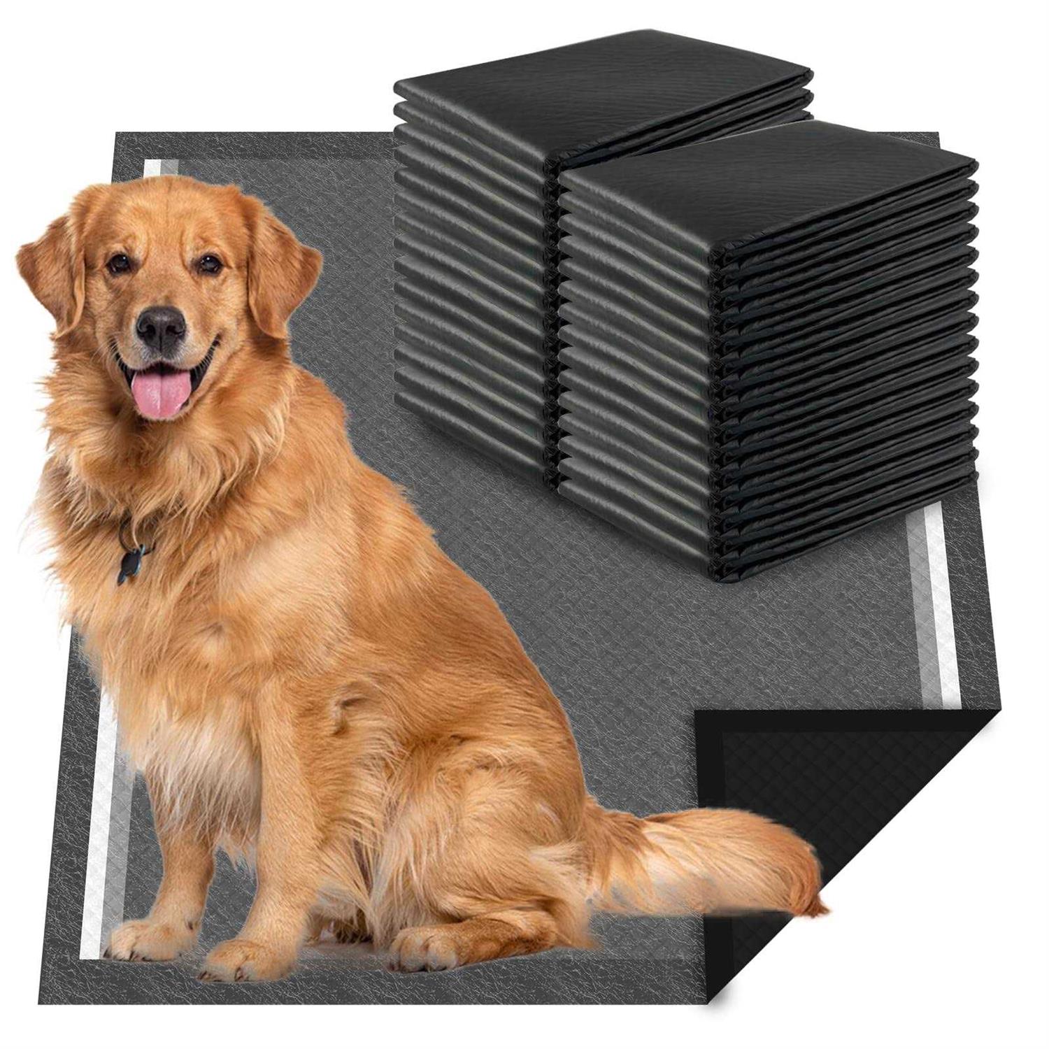 Dogcator Charcoal Puppy Pads Extra Large Activated Dog Pee Pads - Healthber