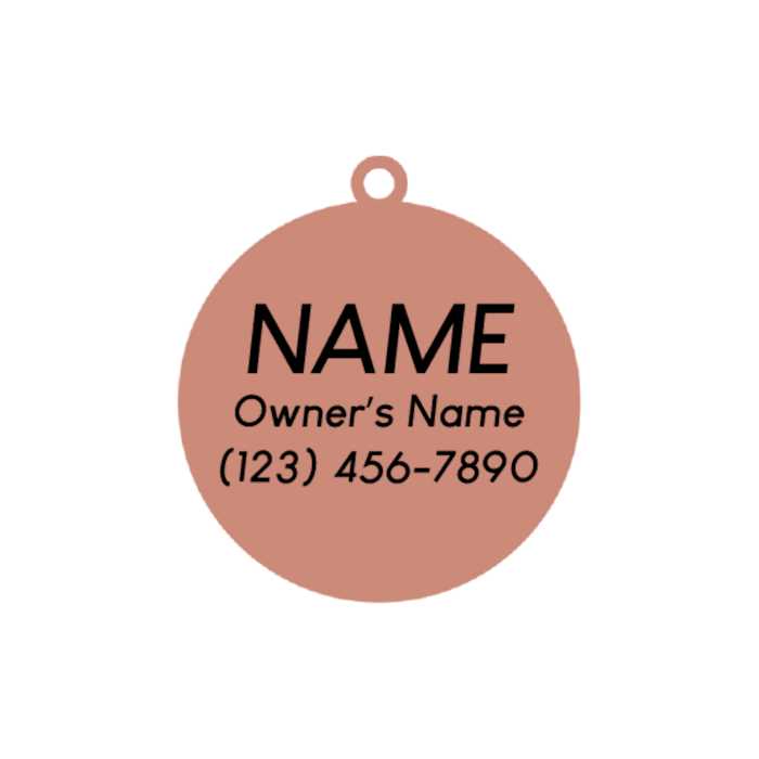 Two Tails Pet Company Rose Gold Have Your People Pet ID Tag - Healthber