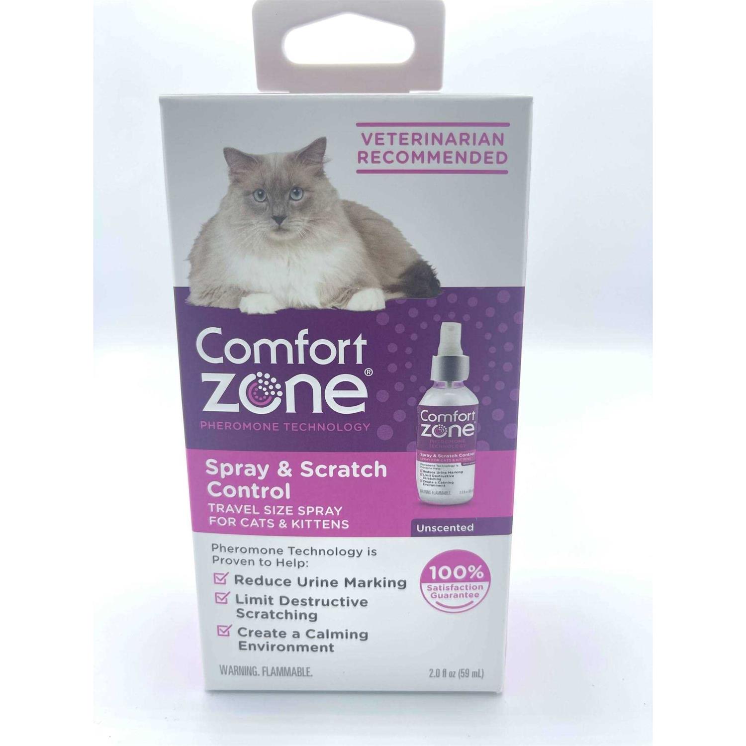 Spray Comfort Zone Cat Calming Spray & Scratch - Healthber