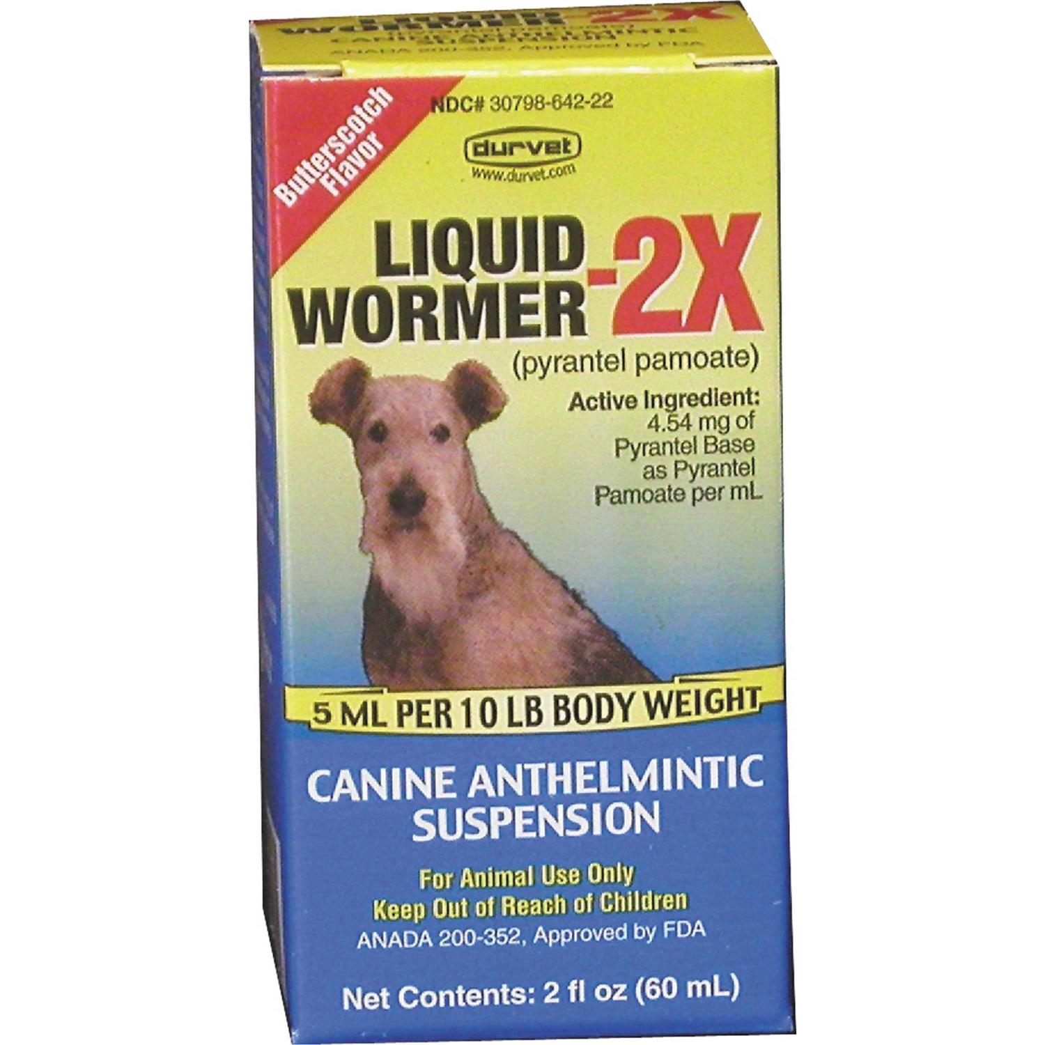 Durvet Liquid Dog Wormer 2X - Healthber