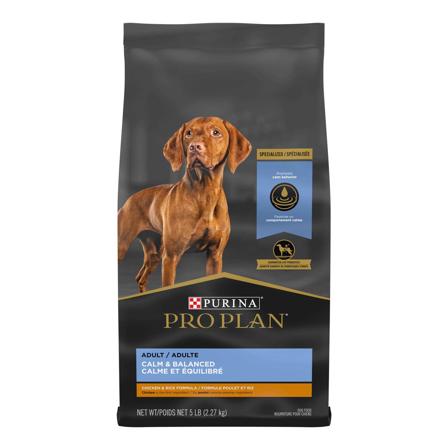 Purina Pro Plan Calm & Balanced Adult Chicken & Rice Formula Dry Dog Food - Healthber