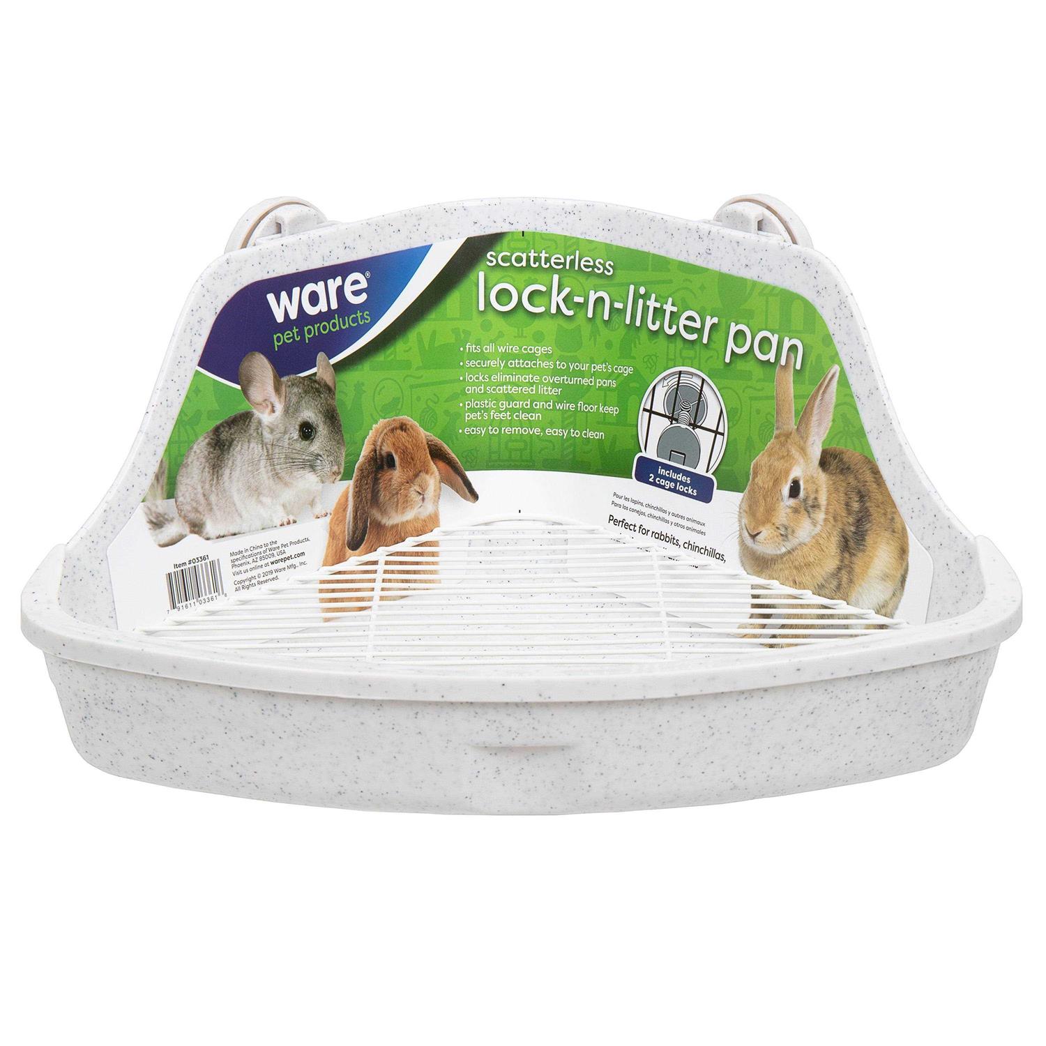 Ware Scatterless Lock-N-Litter Pan - Healthber