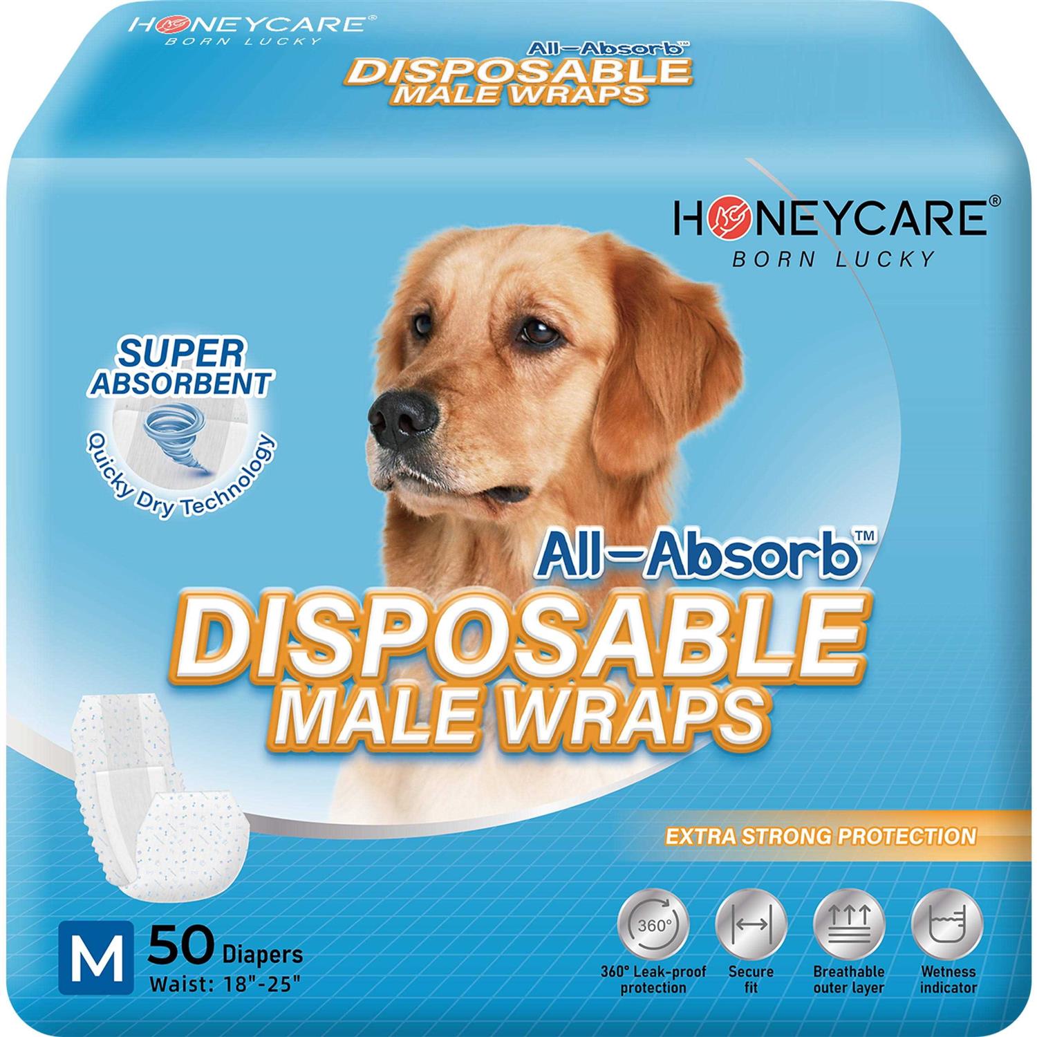 All-Absorb A25 Male Dog Wrap - Healthber