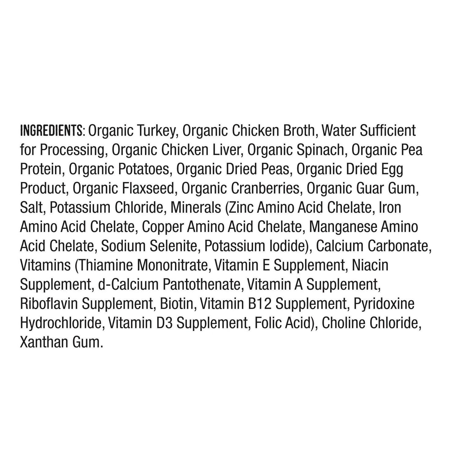 Castor & Pollux Organix Tiny Feasts Organic Turkey - Healthber