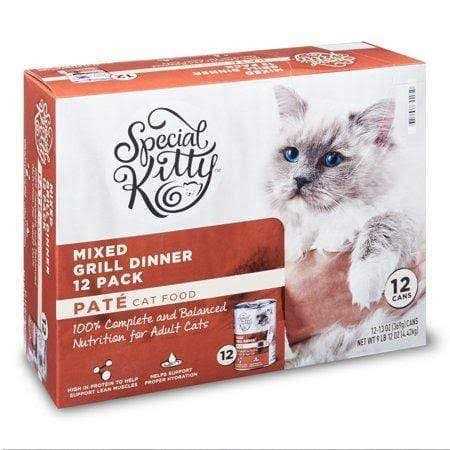 Special Kitty Mixed Grill Dinner Pate Wet Cat Food Multi-Pack - Healthber
