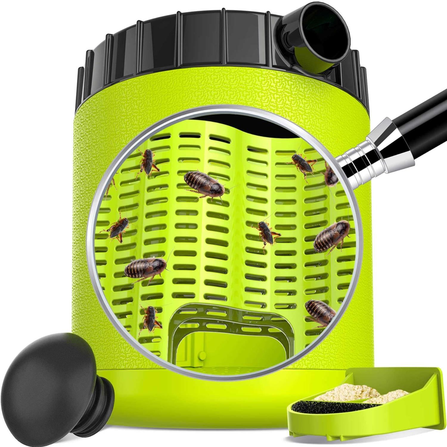 Neptonion Professional Cricket Keeper Live Worm Organizer Tank with Rubber Seal - Healthber