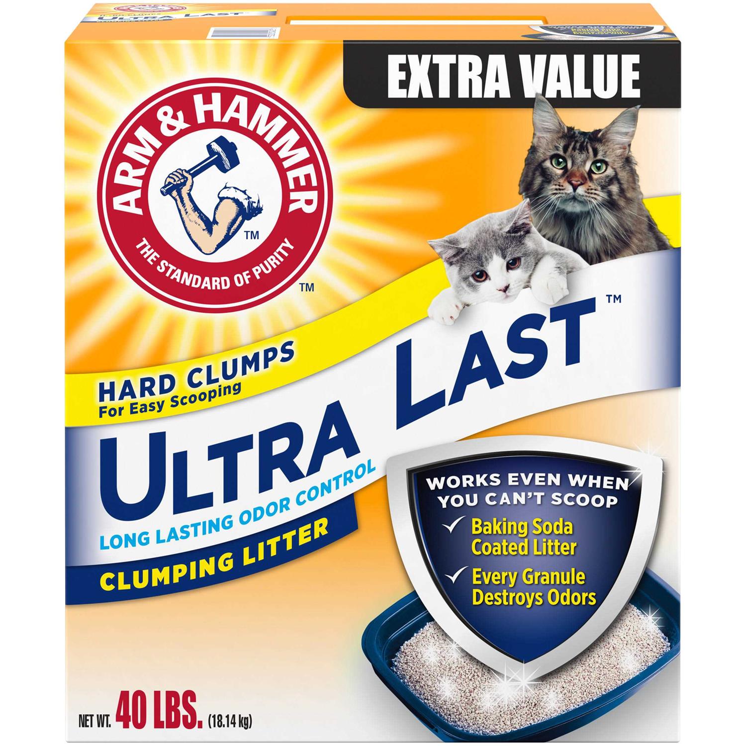 Arm & Hammer Ultra Last Clumping Litter - Healthber