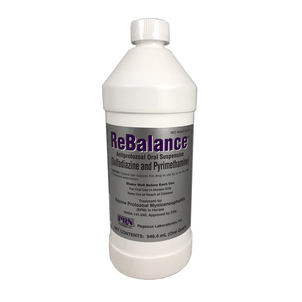 Rx ReBalance (sulfadizine & pyrimethamine) Antiprotozoal Oral Suspension, 1 Quart - Healthber