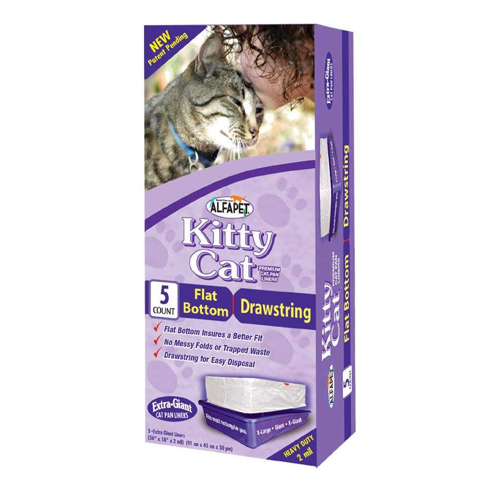 Alfapet cat Litter Box Liners Extra Heavy Duty 2 mil Thick Plastic - Healthber