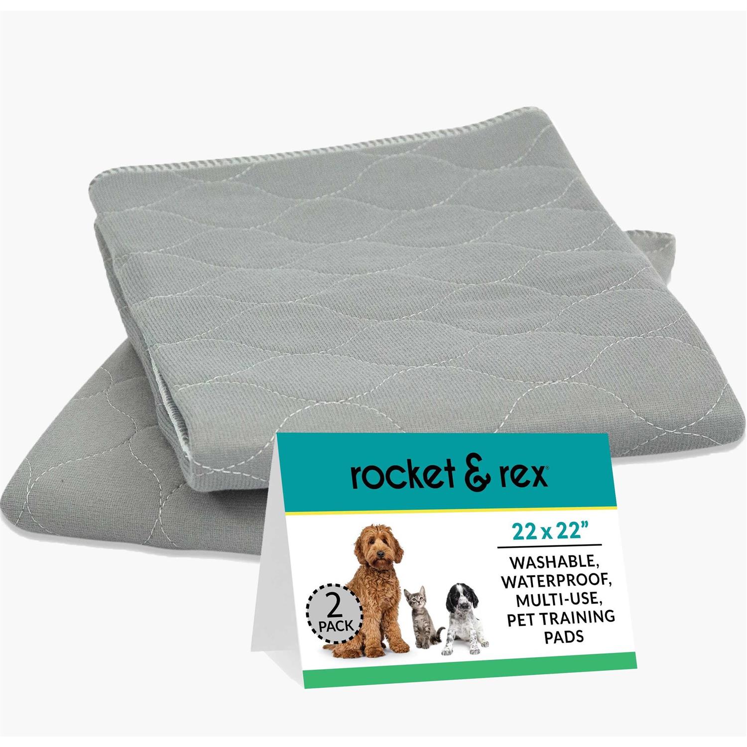 rocket & rex Washable Pee Pads for Dogs Reusable Puppy Pads - Healthber