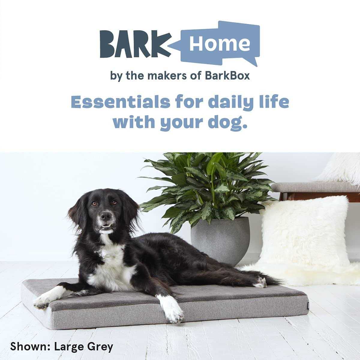 Barkbox Memory Foam Platform Dog Bed Plush Mattress for Orthopedic Joint Relief - Healthber