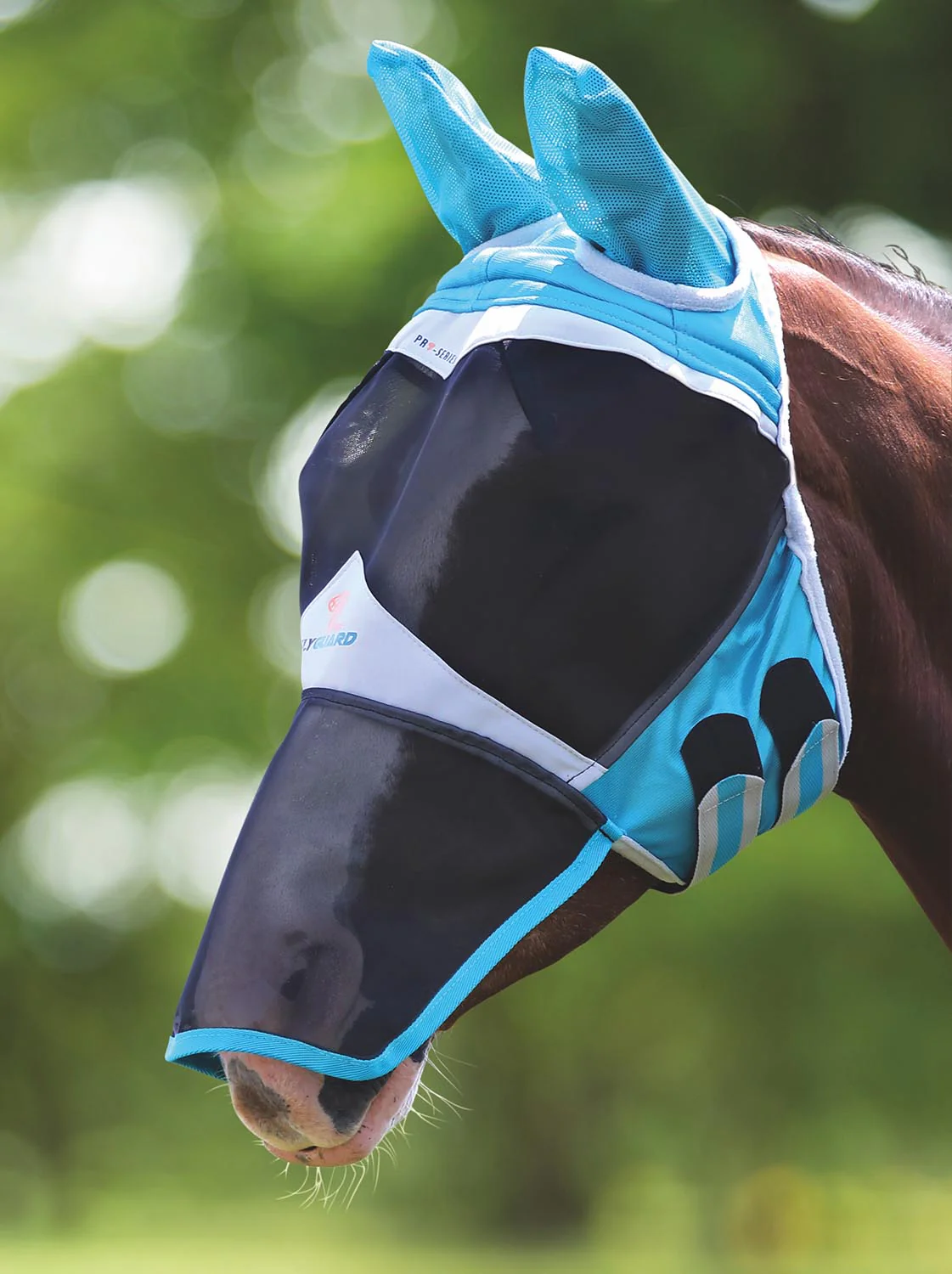 Shires Arma Fine Mesh Horse Fly Mask w/Ears & Nose - Healthber