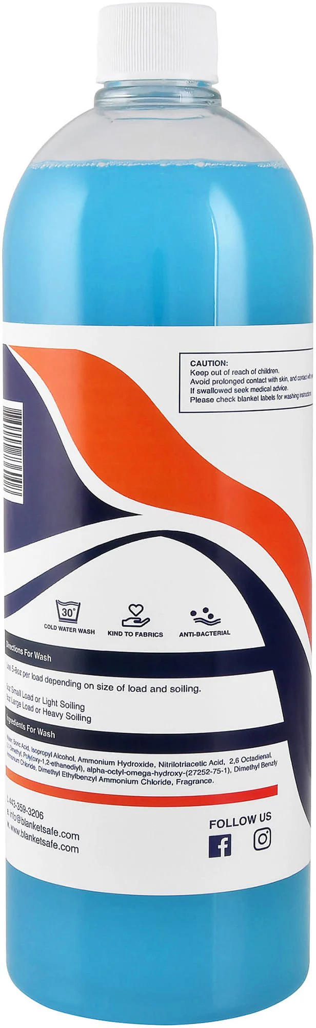 Blanket Safe Professional Horse Blanket Wash & Deodorizer, 32 oz - Healthber