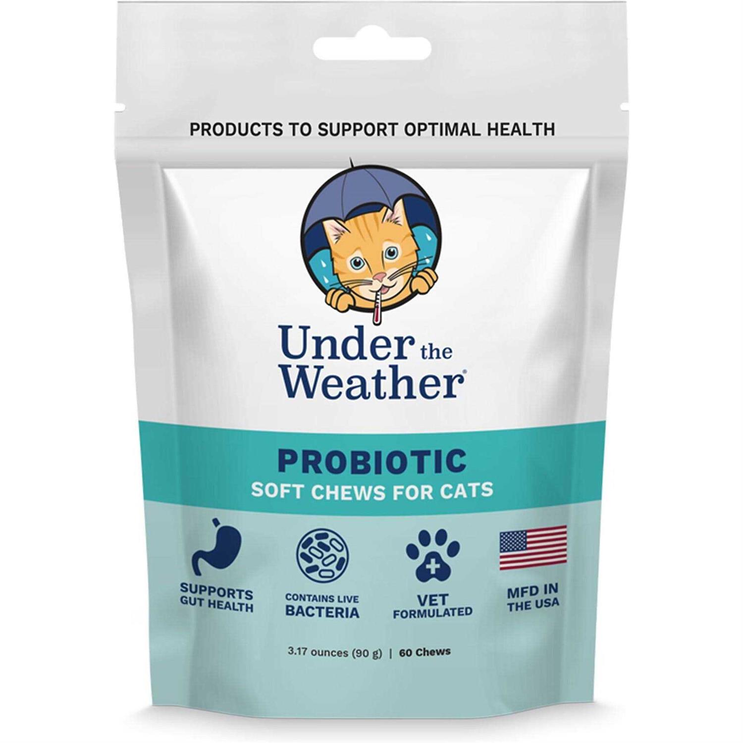 Under the Weather Cat Supplement Probiotic Soft Chews - Healthber