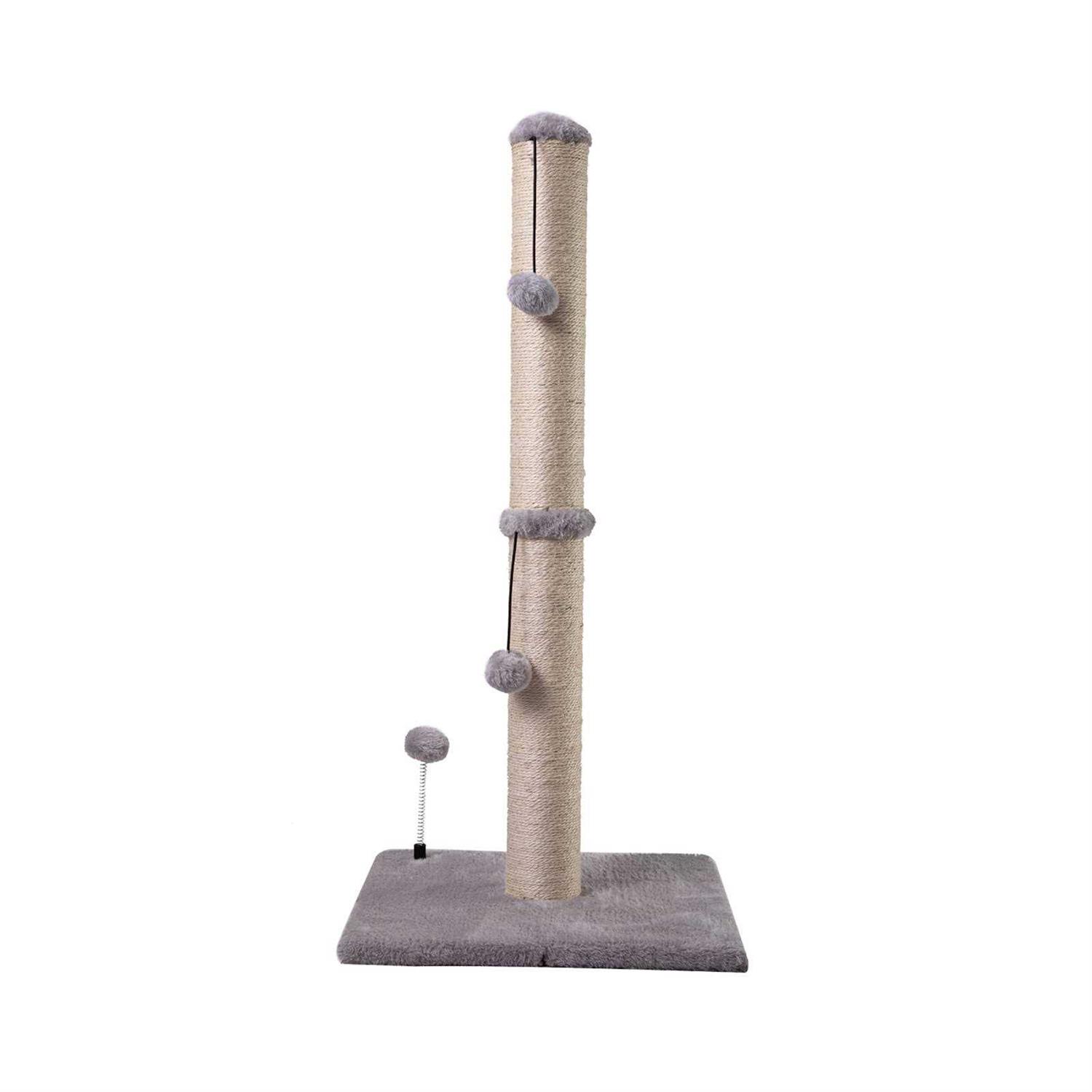 MECOOL Cat Scratching Post Premium Basics Kitten Scratcher Sisal Scratch Posts Hanging Ball Cats - Healthber